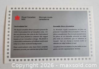 MaxSold Auction: 1996 Royal Canadian Mint uncirculated six-coin set - Mississauga (Ontario, Canada) SELLER MANAGED Downsizing Online Auction - Golden Orchard Drive (CONDO)