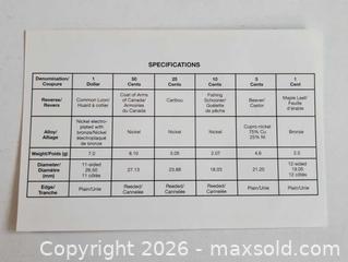 MaxSold Auction: 1996 Royal Canadian Mint uncirculated six-coin set - Mississauga (Ontario, Canada) SELLER MANAGED Downsizing Online Auction - Golden Orchard Drive (CONDO)