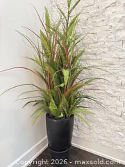 MaxSold Auction: 4+ ft Artificial Faux Plant in Black Planter - Richmond Hill (Ontario, Canada) SELLER MANAGED Moving Online Auction - Kent Matthew Street