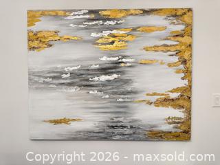 MaxSold Auction: Original Acrylic Landscape Painting on Stretched Canvas, 47*59 - Richmond Hill (Ontario, Canada) SELLER MANAGED Moving Online Auction - Kent Matthew Street