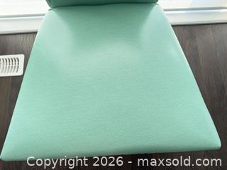 MaxSold Auction: Set of 4 Mint Green Dining Chairs, Faux Leather Upholstery - Richmond Hill (Ontario, Canada) SELLER MANAGED Moving Online Auction - Kent Matthew Street