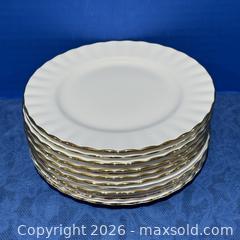 MaxSold Auction: 12 Royal Albert Val D'or Bread & Butter Plates - Toronto (Ontario, Canada) SELLER MANAGED Downsizing Online Auction - Greenland Road