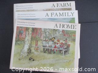 MaxSold Auction: 3 Carl Larsson Story Books Sweden, A Home, A Family, A Farm - Toronto (Ontario, Canada) SELLER MANAGED Downsizing Online Auction - Greenland Road