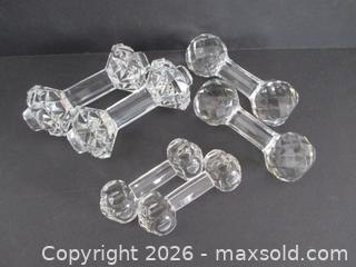 MaxSold Auction: 3 Pairs Crystal Knife Rests - Toronto (Ontario, Canada) SELLER MANAGED Downsizing Online Auction - Greenland Road