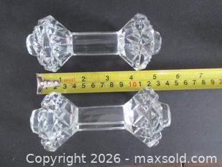MaxSold Auction: 3 Pairs Crystal Knife Rests - Toronto (Ontario, Canada) SELLER MANAGED Downsizing Online Auction - Greenland Road
