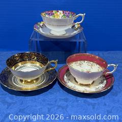 MaxSold Auction: 3 Paragon Cups & Saucers - Toronto (Ontario, Canada) SELLER MANAGED Downsizing Online Auction - Greenland Road