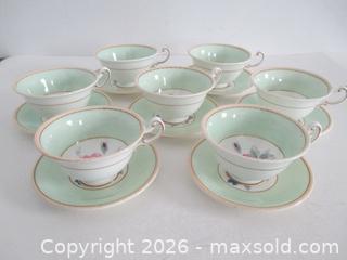MaxSold Auction: 7 Paragon Tea Cups and Saucers Pink Roses Double Warrant - Toronto (Ontario, Canada) SELLER MANAGED Downsizing Online Auction - Greenland Road