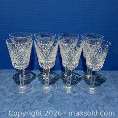 MaxSold Auction: 8 Waterford Crystal Alana White Wine Goblets - Toronto (Ontario, Canada) SELLER MANAGED Downsizing Online Auction - Greenland Road