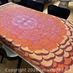 MaxSold Auction: Almedahls Sweden Vintage Op Art Mid Century Modern Tablecloth - Toronto (Ontario, Canada) SELLER MANAGED Downsizing Online Auction - Greenland Road