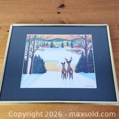 MaxSold Auction: Framed Museum Maud Lewis Reproduction - Toronto (Ontario, Canada) SELLER MANAGED Downsizing Online Auction - Greenland Road