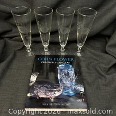 MaxSold Auction: Hughes Corn Flower Pilsener Glasses and Collectors History Book and Guide CornFlower - Toronto (Ontario, Canada) SELLER MANAGED Downsizing Online Auction - Greenland Road