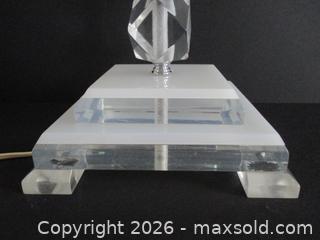 MaxSold Auction: Pair Lucite Table Lamps Large MCM - Toronto (Ontario, Canada) SELLER MANAGED Downsizing Online Auction - Greenland Road