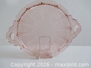 MaxSold Auction: Pink Depression Glass Serving Pieces - Toronto (Ontario, Canada) SELLER MANAGED Downsizing Online Auction - Greenland Road
