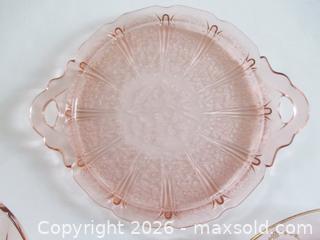 MaxSold Auction: Pink Depression Glass Serving Pieces - Toronto (Ontario, Canada) SELLER MANAGED Downsizing Online Auction - Greenland Road