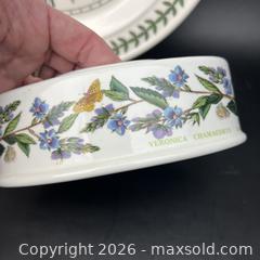 MaxSold Auction: Portmeirion Botanic Garden Lot Clock Salt Pepper Toothbrush Holder - Toronto (Ontario, Canada) SELLER MANAGED Downsizing Online Auction - Greenland Road