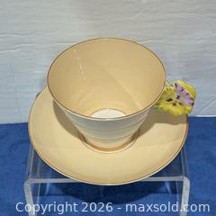 MaxSold Auction: Royal Paragon Flower Handle Art Deco Cup & Saucer As Is - Toronto (Ontario, Canada) SELLER MANAGED Downsizing Online Auction - Greenland Road