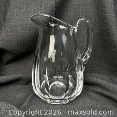 MaxSold Auction: Signed Orrefors Sweden Crystal Water Pitcher Jug Heavy Substantial and Gorgeous - Toronto (Ontario, Canada) SELLER MANAGED Downsizing Online Auction - Greenland Road