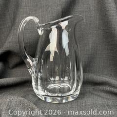 MaxSold Auction: Signed Orrefors Sweden Crystal Water Pitcher Jug Heavy Substantial and Gorgeous - Toronto (Ontario, Canada) SELLER MANAGED Downsizing Online Auction - Greenland Road