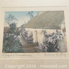 MaxSold Auction: Wallace Nutting Antique Hand Tinted Photograph 1900-1920 Signed Joyous Anniversary  - Toronto (Ontario, Canada) SELLER MANAGED Downsizing Online Auction - Greenland Road