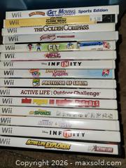 MaxSold Auction: 15 Nintendo Wii Games - East Zorra-Tavistock (Ontario, Canada) SELLER MANAGED Downsizing Online Auction - Highway 59