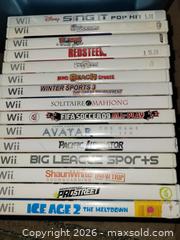 MaxSold Auction: 15 Nintendo Wii Games - East Zorra-Tavistock (Ontario, Canada) SELLER MANAGED Downsizing Online Auction - Highway 59