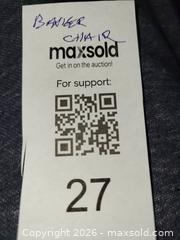 MaxSold Auction: Antique Wooden Banker's Arm Chair - East Zorra-Tavistock (Ontario, Canada) SELLER MANAGED Downsizing Online Auction - Highway 59