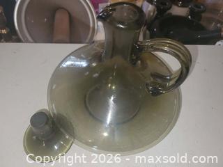 MaxSold Auction: MCM 1950's Blenko Wayne Husted Glass Decanter - East Zorra-Tavistock (Ontario, Canada) SELLER MANAGED Downsizing Online Auction - Highway 59