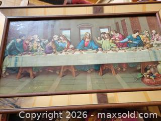 MaxSold Auction: The Last Supper Mirror Border Frame - East Zorra-Tavistock (Ontario, Canada) SELLER MANAGED Downsizing Online Auction - Highway 59