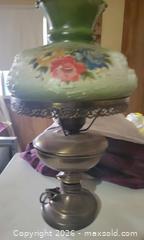 MaxSold Auction: Vintage Electric Hurricane Lamp Embossed Floral - East Zorra-Tavistock (Ontario, Canada) SELLER MANAGED Downsizing Online Auction - Highway 59