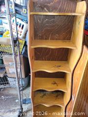MaxSold Auction: Vintage Wooden Shelving Unit - East Zorra-Tavistock (Ontario, Canada) SELLER MANAGED Downsizing Online Auction - Highway 59