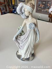 MaxSold Auction: Lladró Lladro "Socialite of the 20s" Art Deco Porcelain Figurine – Elegant Woman, 13–14 in - Sharon (Massachusetts, USA) SELLER MANAGED Reseller Online Auction - Pond Street