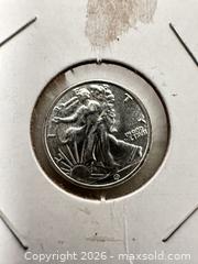 MaxSold Auction: 1/10 oz .999 Fine Silver Walking Liberty Eagle Coin - San Jose (California, USA) SELLER MANAGED Downsizing Online Auction - East Humboldt Street