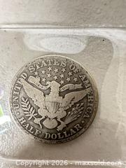 MaxSold Auction: 1911 Barber Half Dollar Philadelphia 90% Silver - San Jose (California, USA) SELLER MANAGED Downsizing Online Auction - East Humboldt Street