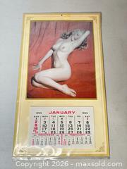 MaxSold Auction: 1955 Marilyn Monroe Wall Calendar Poster - San Jose (California, USA) SELLER MANAGED Downsizing Online Auction - East Humboldt Street
