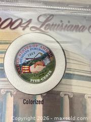 MaxSold Auction: 2004 Jefferson Louisiana Purchase 5-Cent Coin Set (5 Coins) - San Jose (California, USA) SELLER MANAGED Downsizing Online Auction - East Humboldt Street