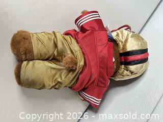 MaxSold Auction: Build-A-Bear Workshop San Francisco 49ers Collectible Bear - San Jose (California, USA) SELLER MANAGED Downsizing Online Auction - East Humboldt Street