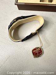 MaxSold Auction: Croton Quartz Leather Croc Pattern Watch White Dial - San Jose (California, USA) SELLER MANAGED Downsizing Online Auction - East Humboldt Street