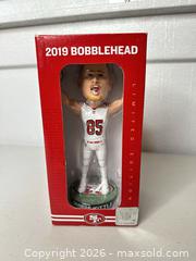 MaxSold Auction: George Kittle 2019 San Francisco 49ers Limited Edition Bobblehead - San Jose (California, USA) SELLER MANAGED Downsizing Online Auction - East Humboldt Street
