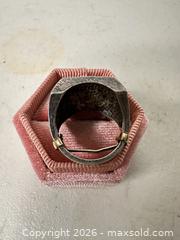 MaxSold Auction: Indigenous American Thunderbird Turquoise Inlay Sterling Ring - San Jose (California, USA) SELLER MANAGED Downsizing Online Auction - East Humboldt Street