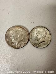 MaxSold Auction: Kennedy Half Dollar, Philadelphia — Lot of 2 - San Jose (California, USA) SELLER MANAGED Downsizing Online Auction - East Humboldt Street