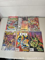 MaxSold Auction: Lot of 6 Marvel Comics — X-Men, Wolverine, Spider-Man & More - San Jose (California, USA) SELLER MANAGED Downsizing Online Auction - East Humboldt Street