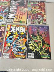 MaxSold Auction: Lot of 6 Marvel Comics — X-Men, Wolverine, Spider-Man & More - San Jose (California, USA) SELLER MANAGED Downsizing Online Auction - East Humboldt Street
