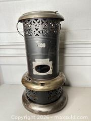 MaxSold Auction: Perfection Antique Black Metal Oil Heater - San Jose (California, USA) SELLER MANAGED Downsizing Online Auction - East Humboldt Street