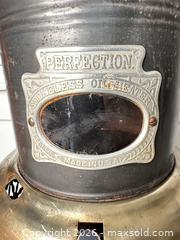 MaxSold Auction: Perfection Antique Black Metal Oil Heater - San Jose (California, USA) SELLER MANAGED Downsizing Online Auction - East Humboldt Street