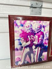 MaxSold Auction: Signed San Francisco 49ers Framed Photo & Plaque w/ NFL Hologram - San Jose (California, USA) SELLER MANAGED Downsizing Online Auction - East Humboldt Street