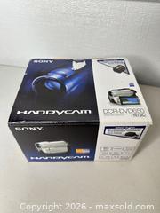 MaxSold Auction: Sony DCR-DVD650 Digital Handycam Mini DVD NTSC Silver - San Jose (California, USA) SELLER MANAGED Downsizing Online Auction - East Humboldt Street