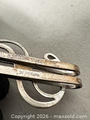 MaxSold Auction: Sterling Silver Money Clip with Dollar Sign Motif - San Jose (California, USA) SELLER MANAGED Downsizing Online Auction - East Humboldt Street