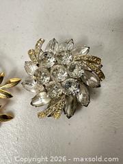 MaxSold Auction: Weiss Mid-Century Brooches/Pins — Set of 2 - San Jose (California, USA) SELLER MANAGED Downsizing Online Auction - East Humboldt Street