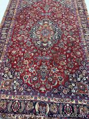MaxSold Auction: MASHAD rug - Hamilton (Ontario, Canada) PARTNER MANAGED Reseller Online Auction - Marion Crescent