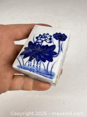 MaxSold Auction: Antique Chinese handpainted, miniature porcelain box - Concord (California, USA) SELLER MANAGED Estate Sale Online Auction - Landana Drive